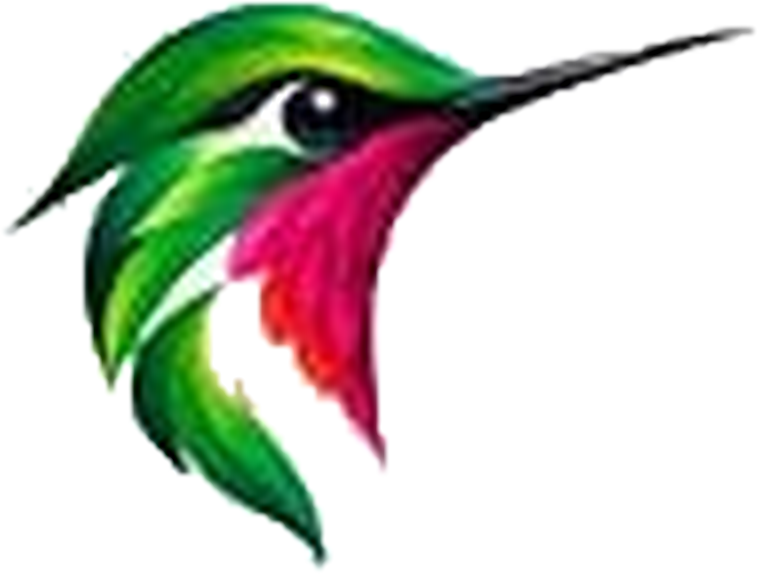 Logotipo oficial de Casa Campestre La Isabela con cabeza de colibrí